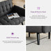 65Inch CharcoalGrey Upholstered ConvertibleSleeper Sofa