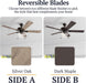 52 Inch Modern Farmhouse Integrated Led Ceiling Fan