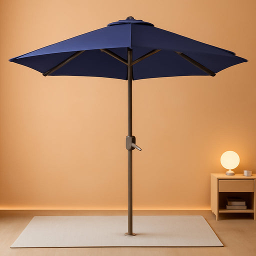 7.5 Ft Outdoor Patio Umbrella, Table Umbrella, Navy