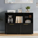 IndustrialGrade Black Lateral File Cabinet With Drawers