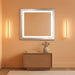 Signature LED Backlit Mirror in Chrome, 30" X 24"