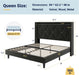 Queen Bed Frame with Storage Headboard & Smart Charging Station