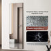 65X24 Frameless Full Length Silver Coating Mirror W/Distortion Free, HD Reflection &Anti Desilvering, Tempered Glass & Shatter Proof Film Doubling Safety, Easy Setup W/Stand, Wall/Standing
