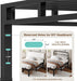 20 Inch Queen Bed Frame Double Layer 2 in 1 Platform with round Corner