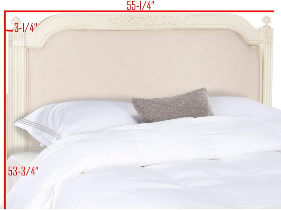 Home Collection Tufted Linen Rustic Antique Beige Headboard (Twin)