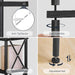 Black Industrial Grade Tall Corner Bookshelf Storage