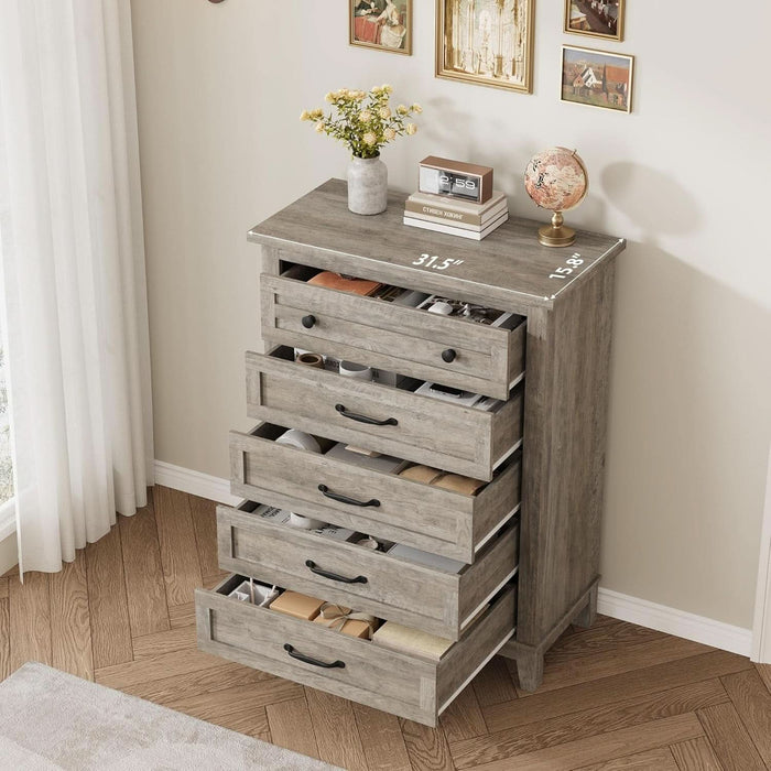 Ash Grey Freestanding Contemporary Wooden Large Dresser Ash Grey Freestanding Contemporary Wooden Large Dresser