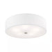 Mercury 5 Light Brushed Nickel Semi Flush Mount