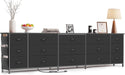 80.7" 15-Drawer Long Dresser for Bedroom, TV Stand for 65-85" Tvs