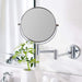 Wall Mounted Mirror 1X 5X Magnification PolishedChrome