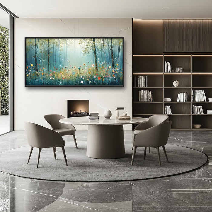 60x30 Forest Tree BotanicalArtistic Frameless Wall Art