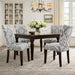 Parsons Classic Upholstered Accent Dining Chair, Set of 2, Suri Blue
