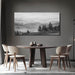 Grey Pictures Wall Decor Forest Artwork Mountain Canvas Painting Landscape Wall Art Prints for Living Room Bedroom Home Hanging Decor 24X48 Inch