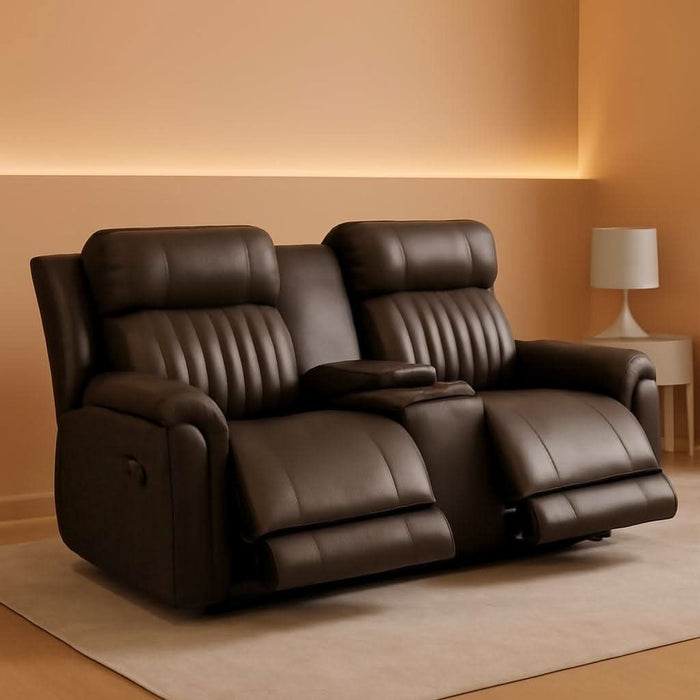 Zero Gravity Power Reclining Loveseat with Console, Reclining Loveseat with Adjustable Headrest, Power Loveseat Recliner Sofa with USB & Type-C Ports for Living Room (Badlands Charcoal)