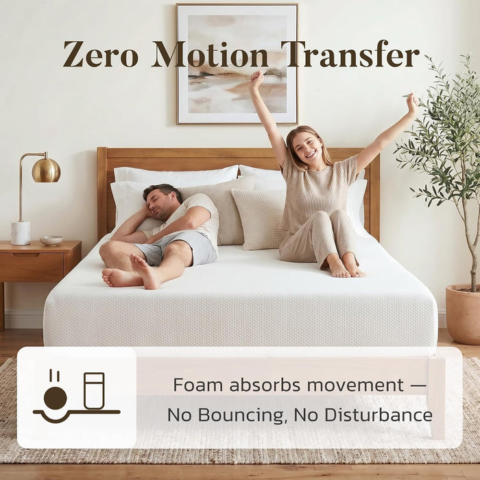 6 Inch Full Size Mattress, Memory Foam Mattress for Guest Room Dorm, Medium