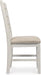 Skempton Modern Farmhouse Dining Room Chair, 2 Count, Whitewash