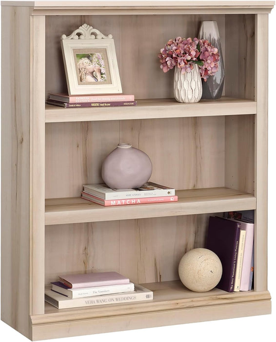 Miscellaneous Storage 3-Shelf Display Bookcase, Pacific Maple Finish
