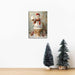 Christmas Wall Art Snowman Wall Decor Snowman on the Toilet Christmas Pictures Home Decorations Winter Scene Painting Farmhouse Poster Living Room Wall Art Canvas Prints Canvas Roll 16X24 Inch