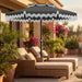 9FT 2 Tier Fringe Patio Umbrella W/Tilt