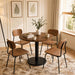 Circular Industrial Round Table 31.5Inch Solid Wood