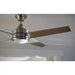 Mercer 52 In. LED Indoor Brushed Nickel Ceiling Fan with Light Kit and Remote Control