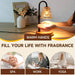 Candle Warmer Lamp Timer Dimmable, Adjustable Brightness&Timer,Smart Candle Melter,Safe&Fast Wax Warmer for Bedroom,Gifts