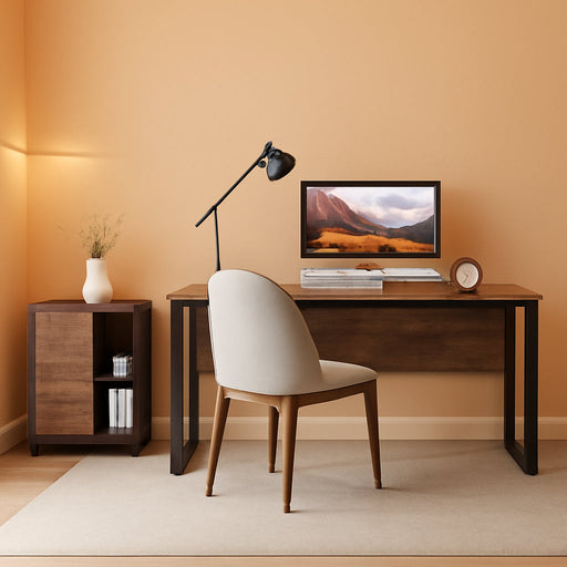 Rolling 2-Drawer Filing Cabinet with Printer Stand