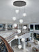 10-Lights LED Staircase Chandelier Modern Foyer Chandeliers Large Chandelier for High Ceilings,Crystal Pendant Light for Living Room Stairwell Dining Room Entryway