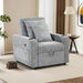 Convertible Sleeper Chair Bed With Linen Upholstery
