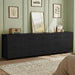 92 Inch Dresser TV Stand for 98 Inch TV, 15 Drawer Dresser, Black