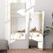 Full Length Mirror 56"X16" Floor Mirror with Stand, Gold Full Body Wall Mirror Standing Hanging or Leaning against Bedroom Mirrors for Entry, Living Room