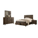 Woodmont 4-Piece Queen Platform Bedroom Set Rustic Golden Brown