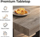 71''Industrial Dining Table for 6-8 People，Large Kitchen Table