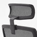 Ergonomic High-Back Desk Chair, Comfortable Flip-Up Armrests, Contoured Mesh Seat, Swivel, Black, 25.5"D X 26.25"W X 49.25"H