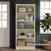 5-Tier Standard Bookshelf, Adjustable Shelves, 72.5"