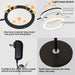 24W Dimmable LED FloorLamp With Flexible Gooseneck