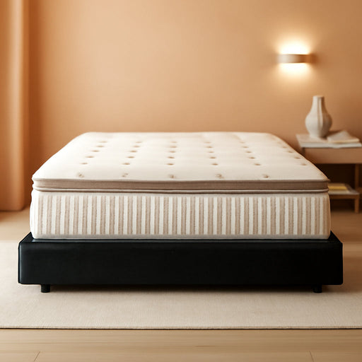 Queen Mattress, 12 Inch Hybrid Queen Mattress in a Box, Memory Foam & Individual Pocket Springs, Medium Firm, Motion Isolation, Ideal for All Sleep Positions, Certipur-Us Certified