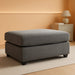 Stairatt Casual Rectangular Upholstered Ottoman, Gray