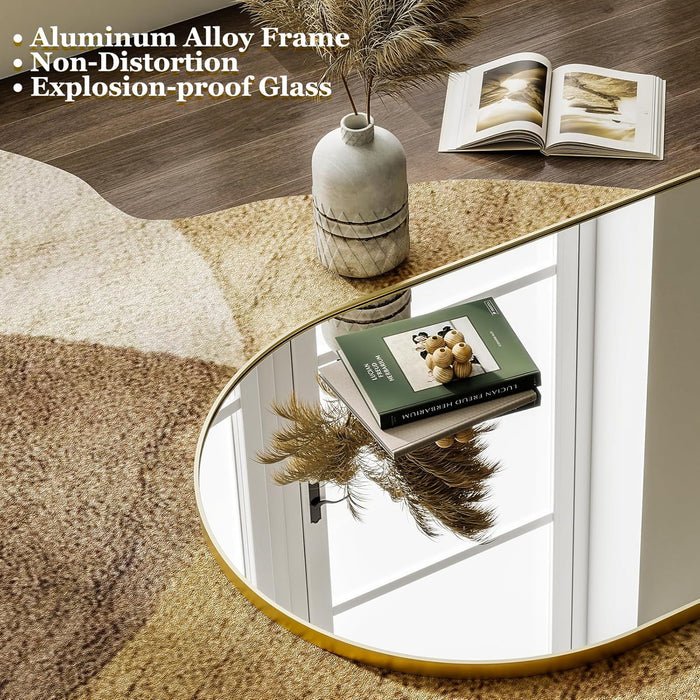 64"X21" Arched Full Length Mirror