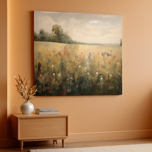 Framed Wall Decor for Living Room Canvas Prints Wall Art Bedroom Office Decoration Vintage Abstract Painting Rural Natural Landscape Artworks Pictures Ready to Hang Farmhouse Home Decor