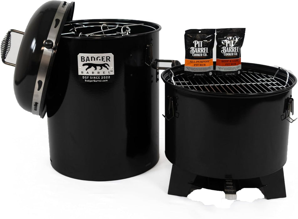 16.5-Inch  Cooker | Charcoal Smoker | Hibachi Style Grill | Portable | Versatile
