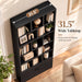 Bookcase with Doors and Open Shelves for Home Office and Living Room