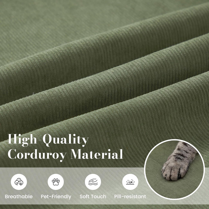 Emerald 108 Inches Overstuffed Boneless Tufted Sofa
