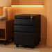 3 Drawer File Cabinet with Lock, Fully Assembled except Casters
