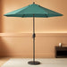 7.5' Patio Umbrella Outdoor Table Umbrella Tilt Crank Dark Green