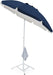 6.5Ft Sun Shade Umbrellas, Portable Umbrella with Stand, Lightweight Sun Protection Free Standing Sport Umbrella for Outdoor Sports, Camping, Fishing, Patio, Beach, Navy
