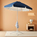 6.5Ft Sun Shade Umbrellas, Portable Umbrella with Stand, Lightweight Sun Protection Free Standing Sport Umbrella for Outdoor Sports, Camping, Fishing, Patio, Beach, Navy