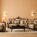 4 Pieces Traditional Collection Living Room Furniture Set Includes Sofa W/7 Pillows, Loveseat W/5 Pillows, Chair W/2 Pillows and Coffee Table (B)
