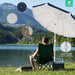 6.5Ft Sun Shade Umbrellas, Portable Umbrella with Stand, Lightweight Sun Protection Free Standing Sport Umbrella for Outdoor Sports, Camping, Fishing, Patio, Beach, Navy