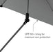 Versa-Brella UPF 50+ Personal Sun Shade - Portable Umbrella for Sports & Outdoors - Secure Clamp, 360-Degree Swivel Adjustable Position for Maximum Sun Protection - Compact with Carry Case